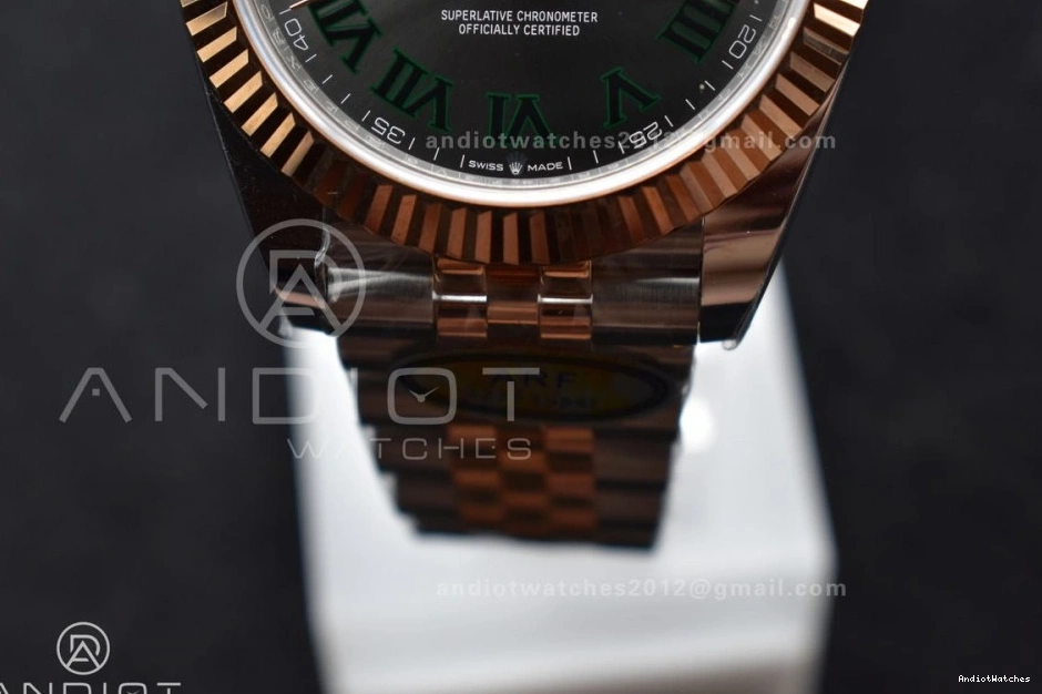 on RG 1:1 Gray ARF (Gain SH3235 612 Jubilee Steel SS SS RG Edition Bracelet 41 FreshLook Roman Green 126333 DateJust Dial Weight) 904L Best 1003